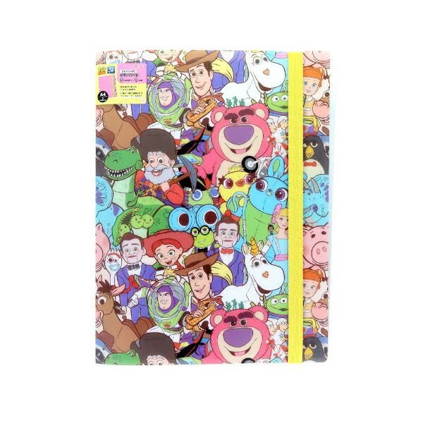 ディズニー トイストーリー 30th ゴムバンド付クリアファイル5P+F 集合