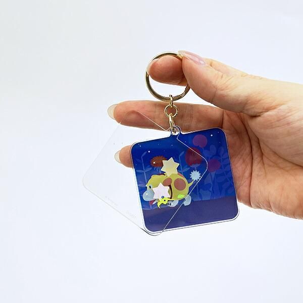 【匿名配送】ピクミン　アクリルキーホルダー ピクミン レイヤーアクリルキーホルダー ゆうぐれ 日本製
