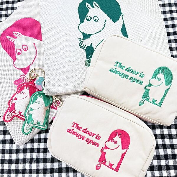 ムーミン 80th ぷっくりチャーム (グリーン) キーホルダー MOOMIN