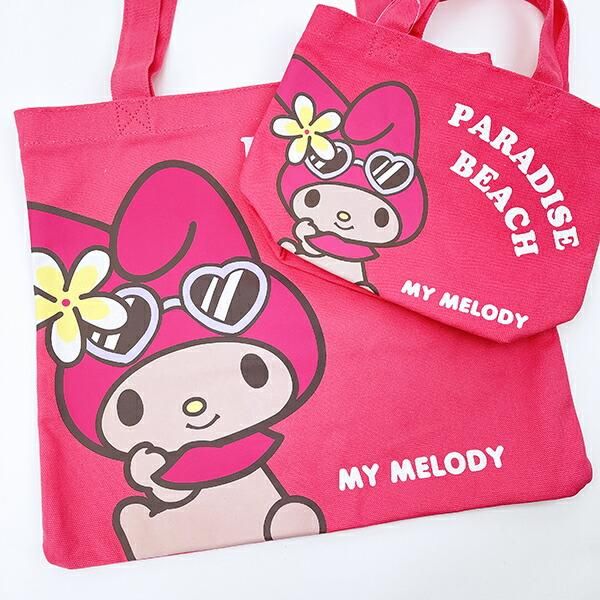 マイメロ　サンリオ　トートバッグ　COLORS レア　限定 サンリオ 日焼け マイメロディ A4トートバッグ Sanrio