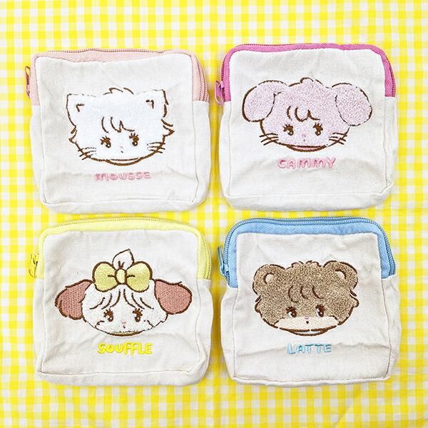 mikko illustrations ミッコ もこもこポーチ 全4種 コンプリート