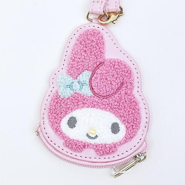 マイメロディ ミニガラポン 希少 マイメロディ】フェイス型2WAYキラキラミニショルダー｜オペーク