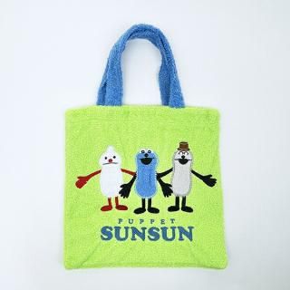 パペットスンスンお台場　不織布ショッピングバッグ　３種類 パペットスンスンお台場 不織布ショッピングバッグM - メルカリ
