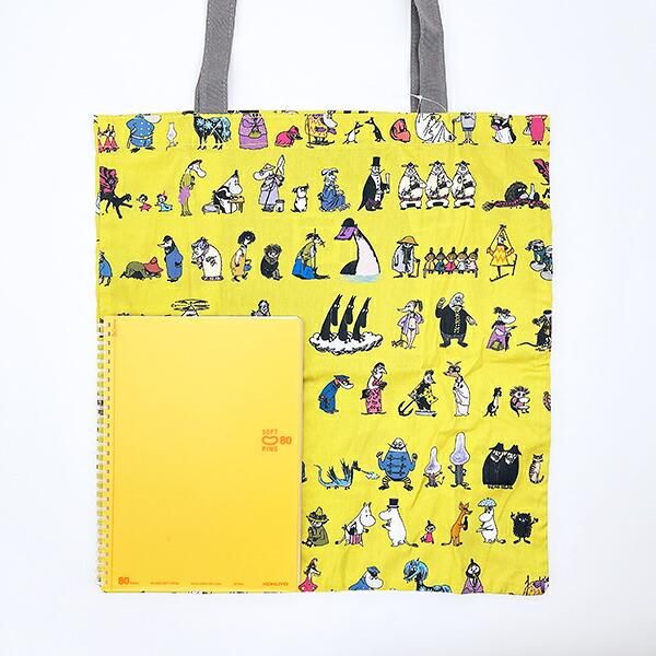 ムーミン オールスター ビッグトートバッグ (イエロー) MOOMIN