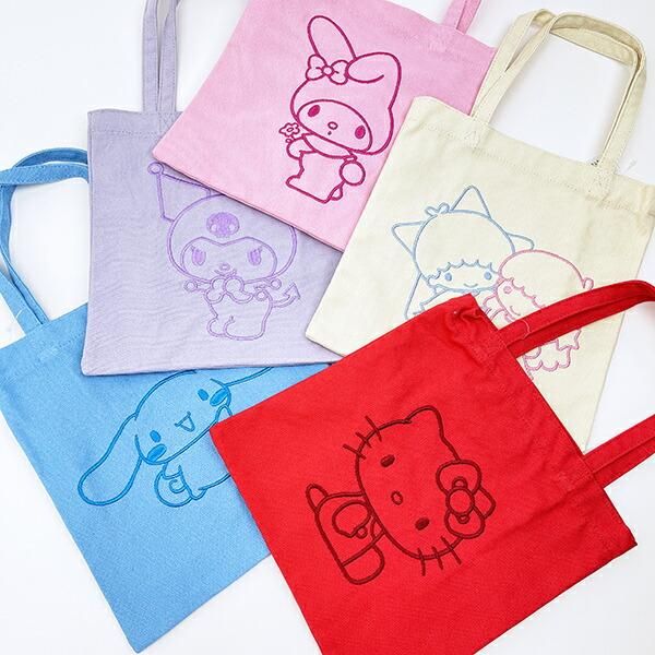 サンリオ マイメロディ 刺繍ミニトートバッグ Sanrio