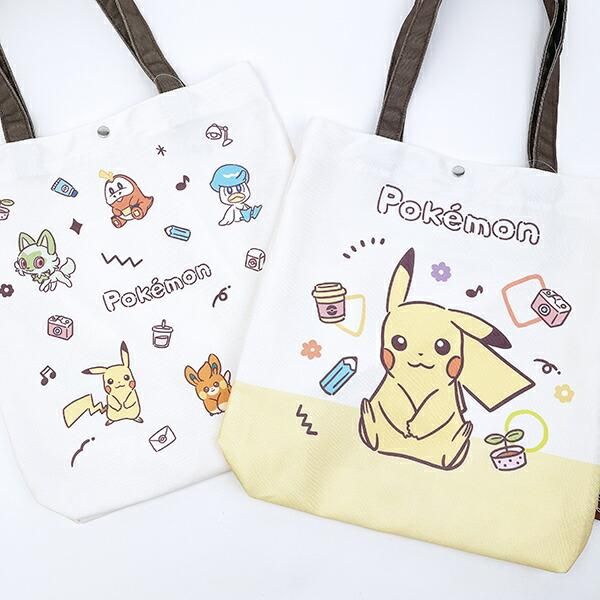 ロフト ピカチュウ トートバッグ ポケモン 白 ブラックボード コレクション net-shibuya_4550432046412-crx