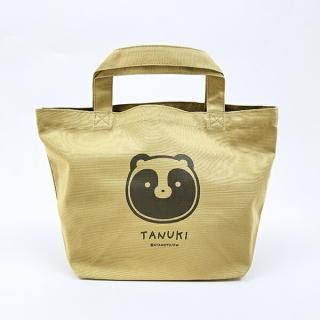タヌキとキツネ タヌキ ランチトートバッグ