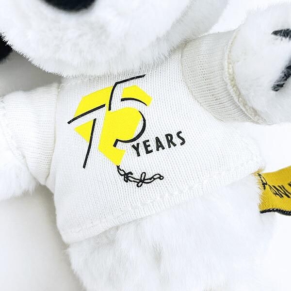 スヌーピー　チャーリーぬいぐるみ　75周年パーティーハット スヌーピー チャーリーブラウン パーティーハット ぬいぐるみ