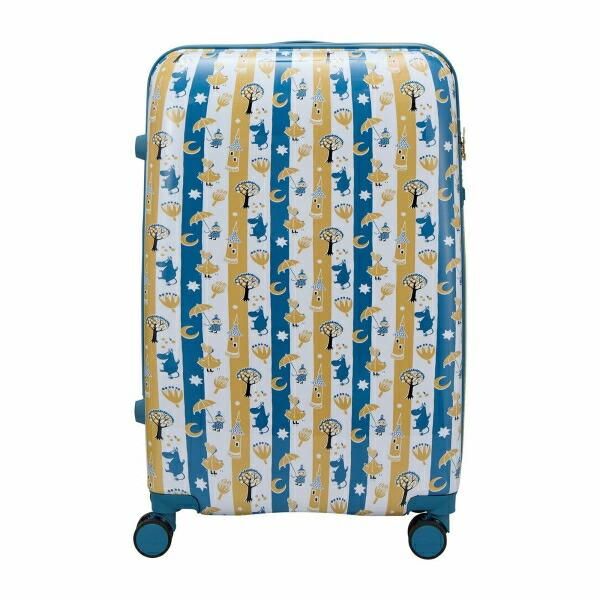 ムーミン　キャリーケース　スーツケース 中古 ムーミン 80周年記念 ジッパータイプ スーツケース Sサイズ