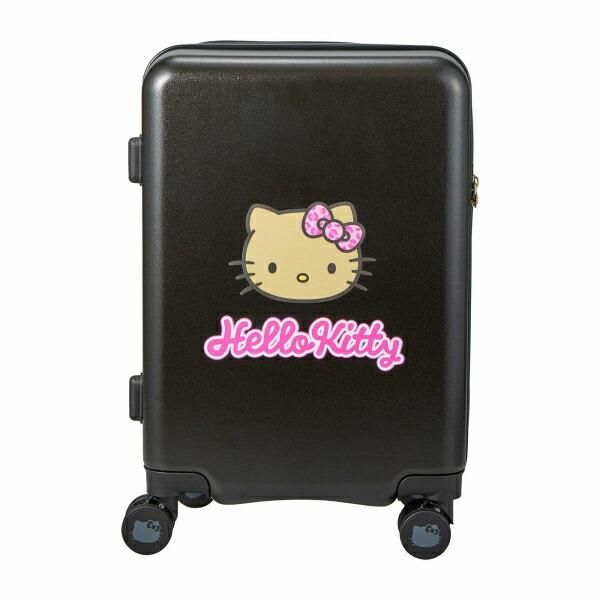 サンリオ 日焼け キティ スーツケース 33L (ブラック) キャリー