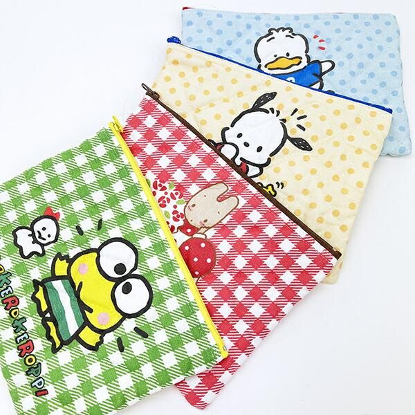 サンリオ けろけろけろっぴ キルティングポーチ 日本製 Sanrio