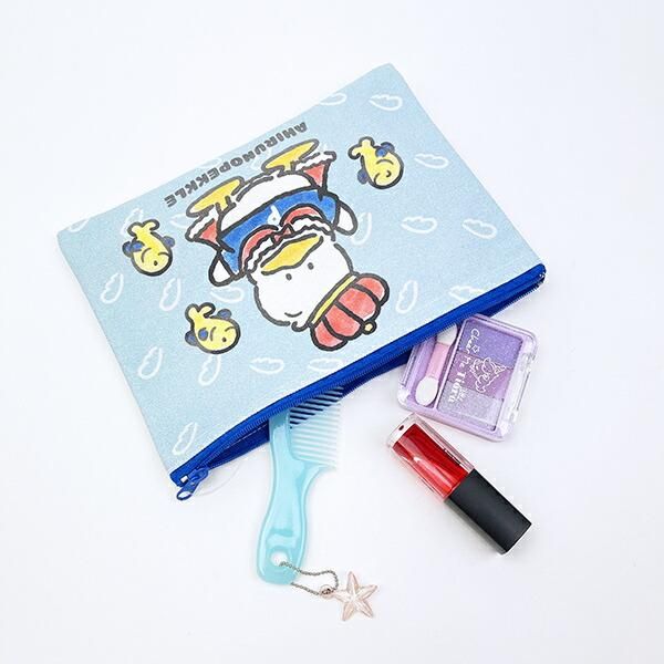 サンリオ あひるのペックル 35th フラットポーチ 日本製 Sanrio
