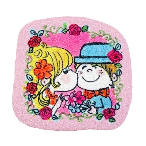 水森亜土 オンザムーン ハンドタオル ハンカチ 亜土ちゃん