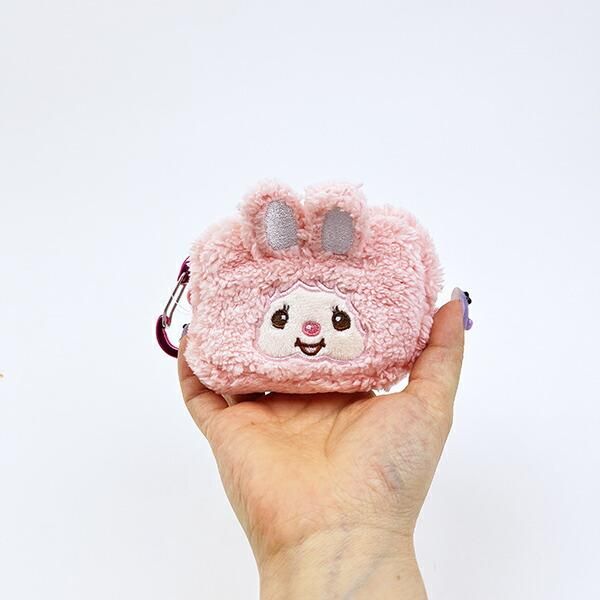 モンチッチ カラビナ付きふわミニポーチ チムたん