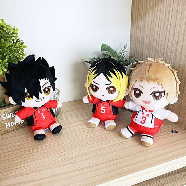 ハイキュー Chibiぬいおすわりマスコット ぬいぐるみ キーホルダー セット ハイキュー Chibiぬいおすわりマスコット ぬいぐるみ