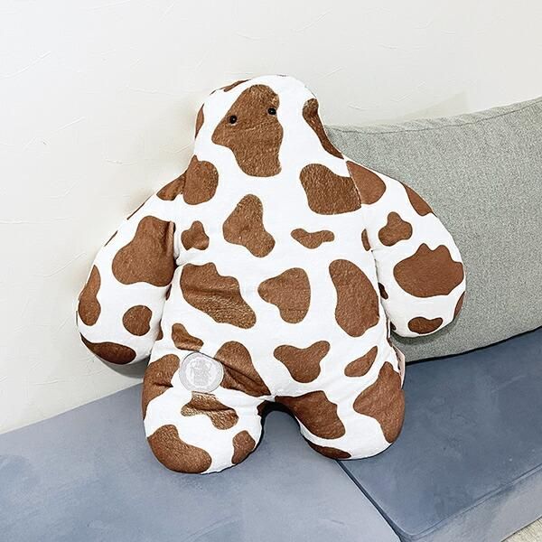 FUNIO 抱きまくら(L) ミルキードット(ブラウン) ぬいぐるみ クッション