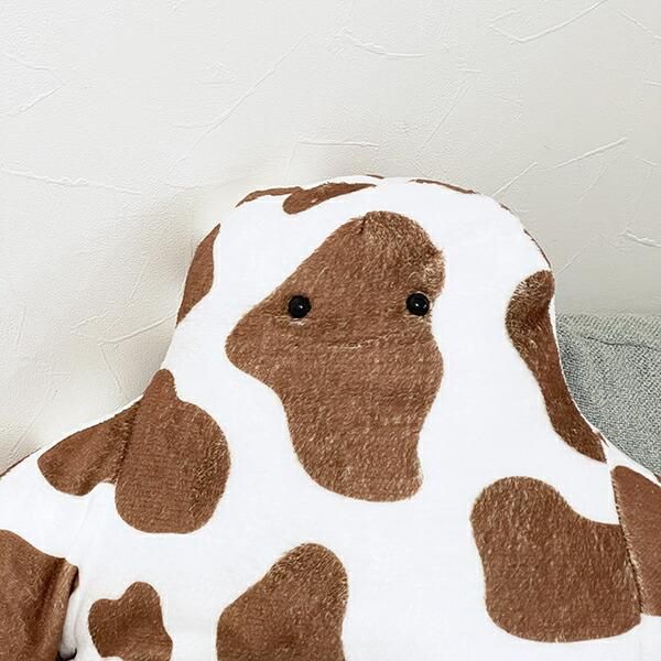 FUNIO 抱きまくら(L) ミルキードット(ブラウン) ぬいぐるみ クッション