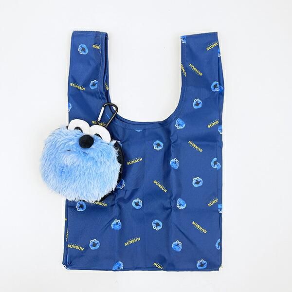 パペットスンスン ポーチ付きエコバッグ