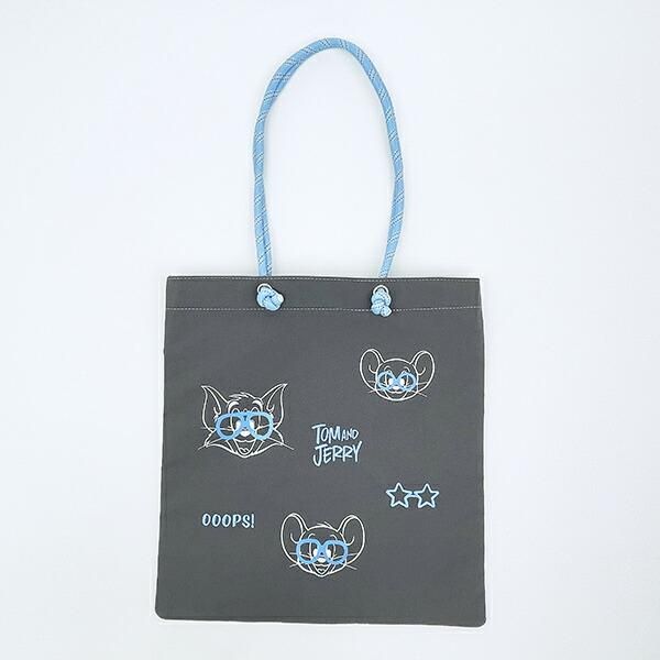 トムとジェリー サングラストートバッグ (グレー)