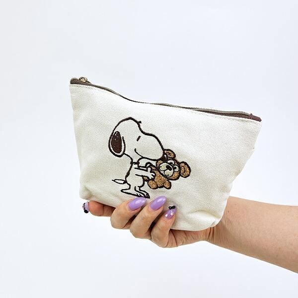 スヌーピーとベアのポーチ