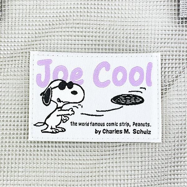 レア SNOOPY penuts スヌーピー ラバーメッシュ ダブルハンドルトートバッグ (グレー) SNOOPY