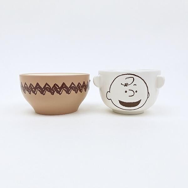 スヌーピー チャーリー・ブラウン 汁椀・茶碗セット リラックスタイム