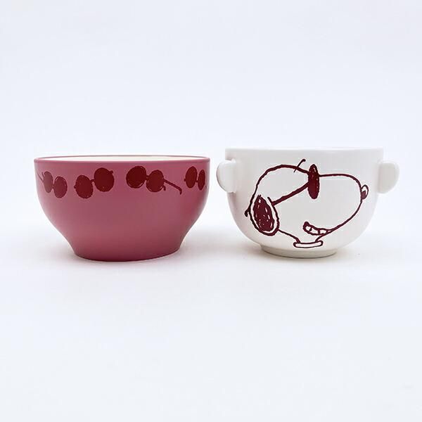 スヌーピー ジョー・クール 汁椀・茶碗セット リラックスタイム