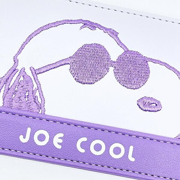 スヌーピー ジョー・クール フェイスアップ 刺しゅう シングルパス