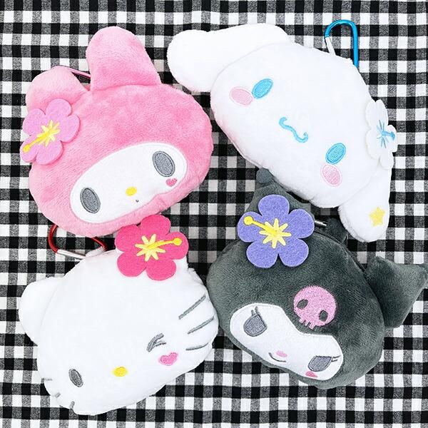 サンリオ　クロミ　平成レトロ　ゆるかわ サンリオキャラクターズ巾着付ぬいぐるみ ゆるかわ サンリオキャラクターズ LLぬいぐるみ“クロミ” ～はず