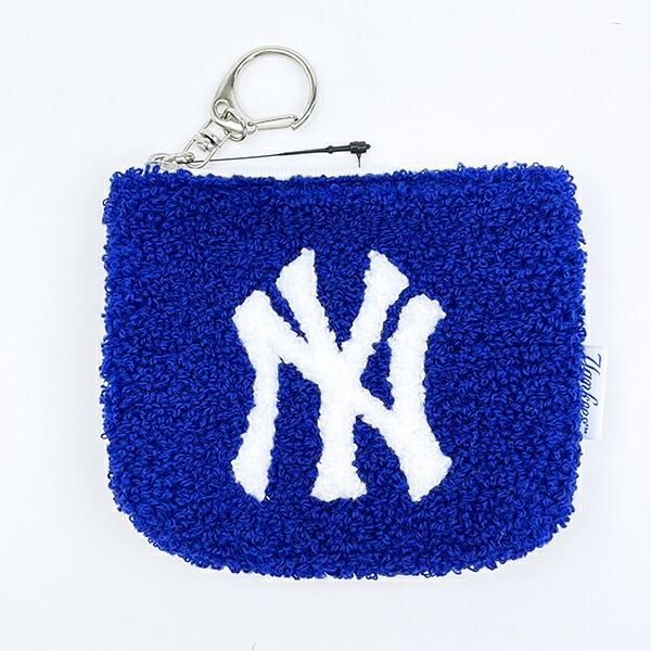 【8500円→8000円に値下げ中!!】MLB WORLD TOUR のポーチ MLB(メジャーリーグ) ヤンキース MINIサガラポーチ ネイビー