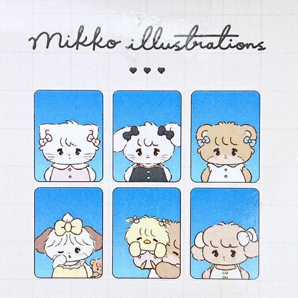 mikko illustrations ミッコ トレーディング証明写真風ステッカー 全6