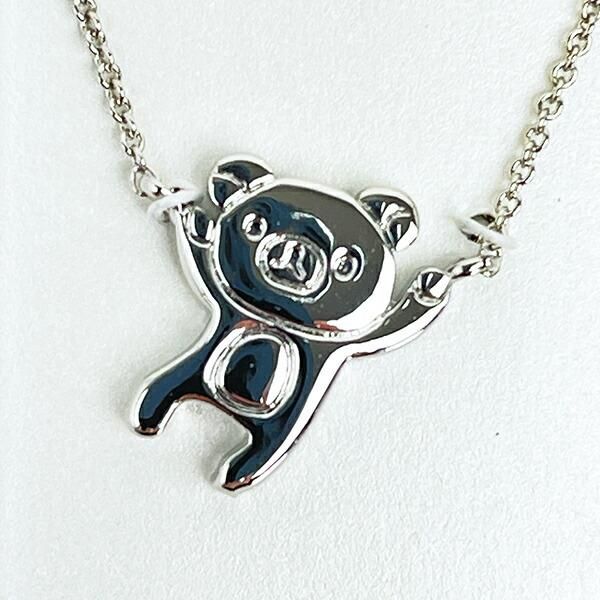 リラックマ　ジュエリーチャーム リラックマ チャームペンダント ゆったり シルバー ネックレス