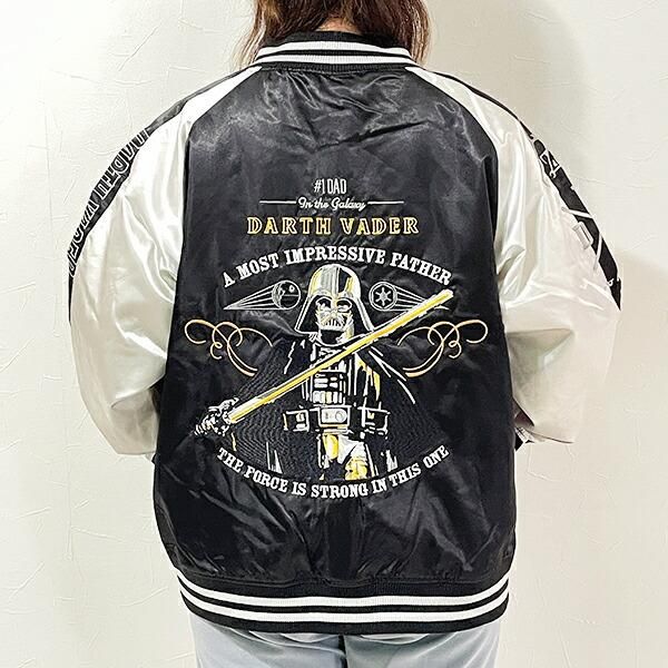 STAR WARS ダースベイダー　「ゴールドストロング」 スカジャン　新品 ディズニー スター・ウォーズ ダースベイダー ゴールド