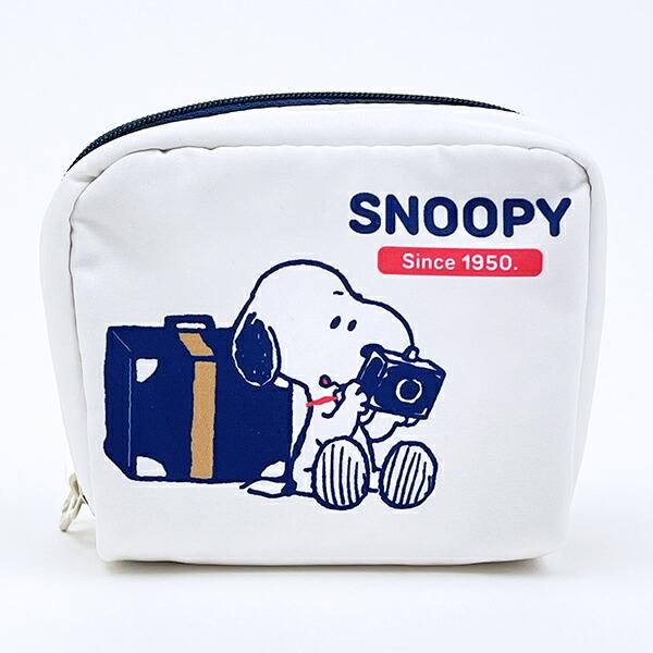 サンリオ スヌーピー ポーチSNOOPY スヌーピー enjoy your trip ミニスクエアポーチ SNOOPY