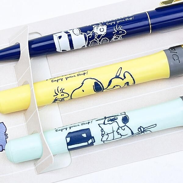 スヌーピー enjoy your trip ボールペン＆マーカーセット 文具