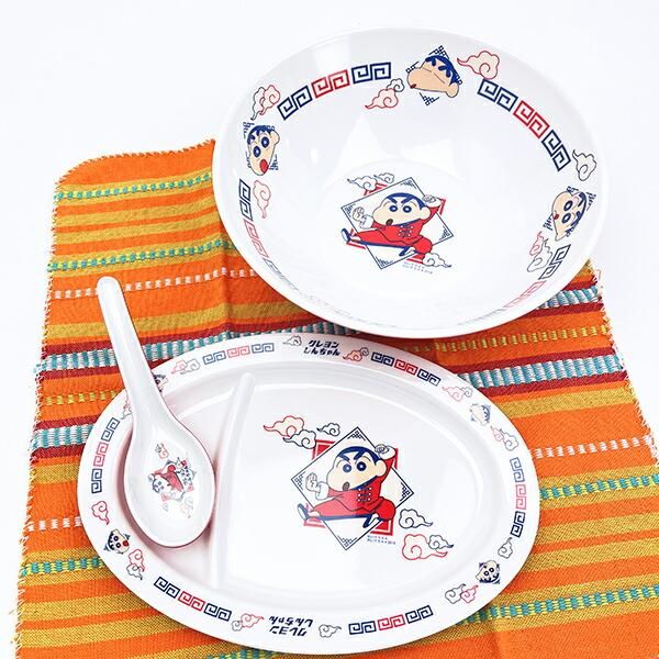 クレヨンしんちゃん 皿 クレヨンしんちゃん メラミンギョーザ皿 お皿 食器