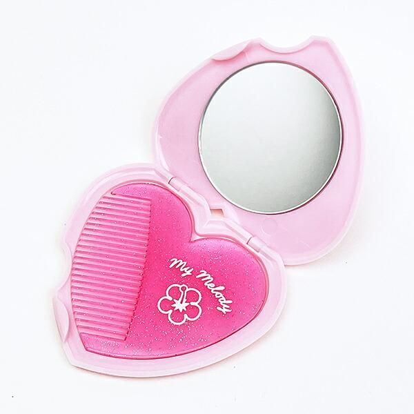 サンリオ マイメロディ Y2K ハート型ミラーコーム 日本製 鏡