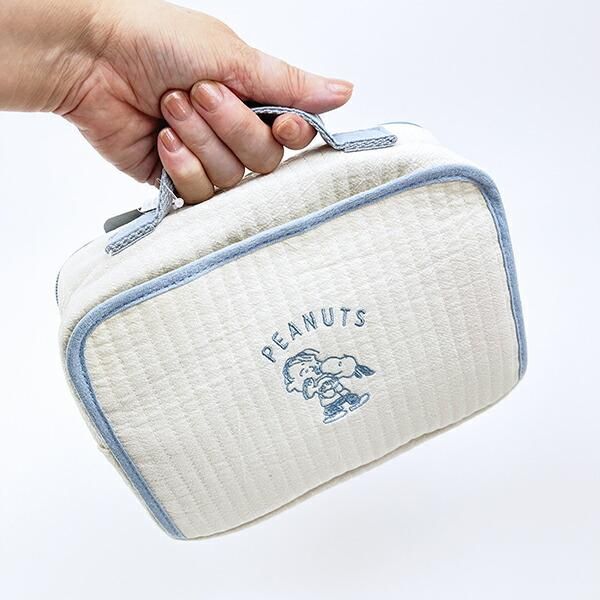 スヌーピー 抱っこ お出かけポーチ (ホワイト) 旅行 SNOOPY