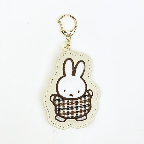 ミッフィー miffy キーホルダー (アイボリー) キルティング