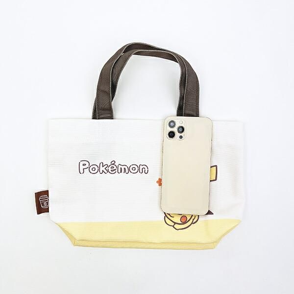 ポケットモンスター　ピカチュウ　手さげバッグ ポケットモンスター ピカチュウ ミニトートバッグ ランチ ポケモン