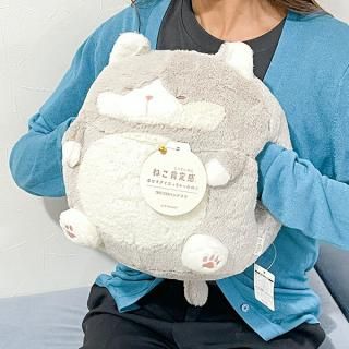 <img class='new_mark_img1' src='https://img.shop-pro.jp/img/new/icons15.gif' style='border:none;display:inline;margin:0px;padding:0px;width:auto;' />ねこ肯定感 はちわれのかつお コロコロハンドマフ ぬいぐるみ