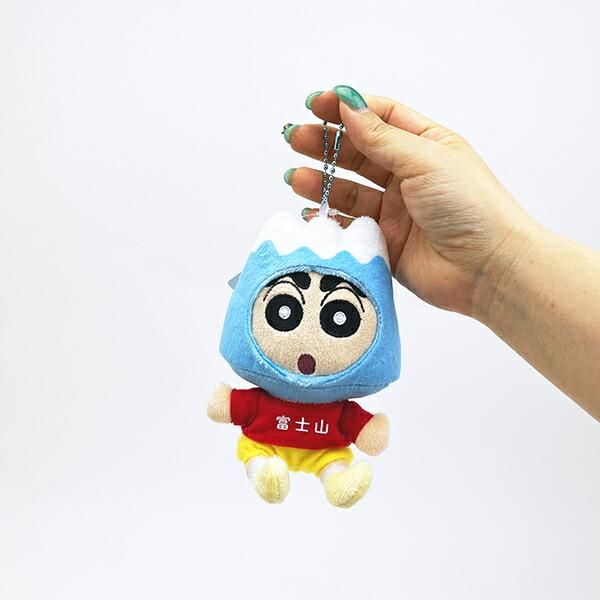 キーホルダー ぬいぐるみ マスコット クレヨンしんちゃん 富士山 ぬいぐるみマスコット キーホルダー