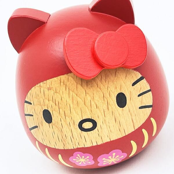 サンリオ ハローキティ 木製だるま Sanrio