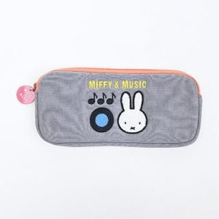 <img class='new_mark_img1' src='https://img.shop-pro.jp/img/new/icons15.gif' style='border:none;display:inline;margin:0px;padding:0px;width:auto;' />ミッフィー miffy ペンケース (グレー) 文具 MIFFY＆MUSICシリーズ