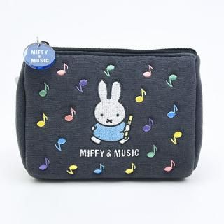 <img class='new_mark_img1' src='https://img.shop-pro.jp/img/new/icons15.gif' style='border:none;display:inline;margin:0px;padding:0px;width:auto;' />ミッフィー miffy ポーチ (ブラック) MIFFY＆MUSICシリーズ