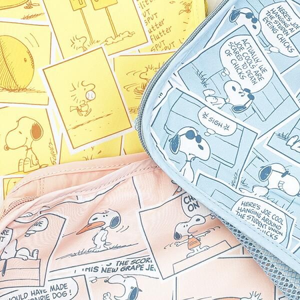スヌーピー トートバッグ (ピンク) コミックトラベルシリーズ SNOOPY