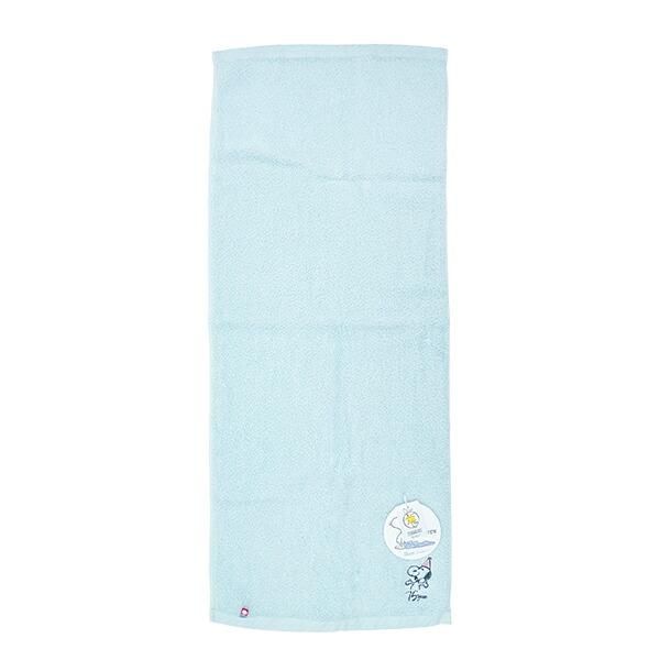 スヌーピー PEANUTS 75th かるわた バスタオル グリーン 今治