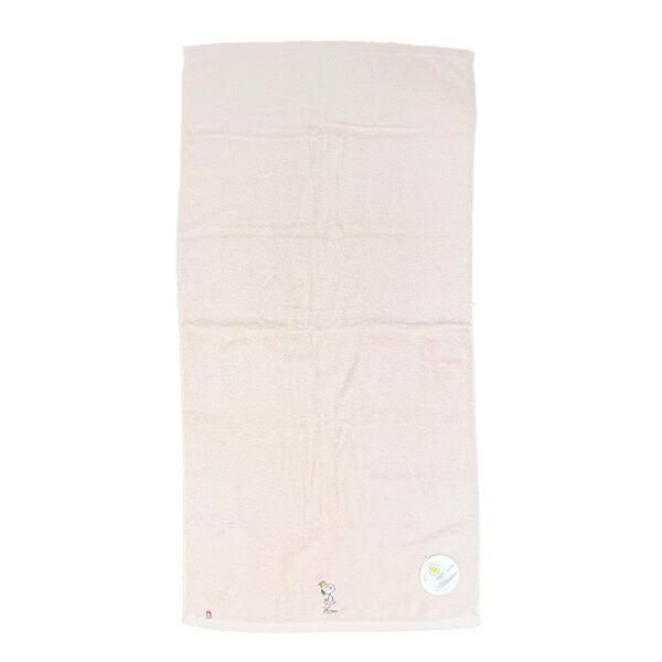 スヌーピー PEANUTS 75th かるわた バスタオル ピンク 今治 日本製