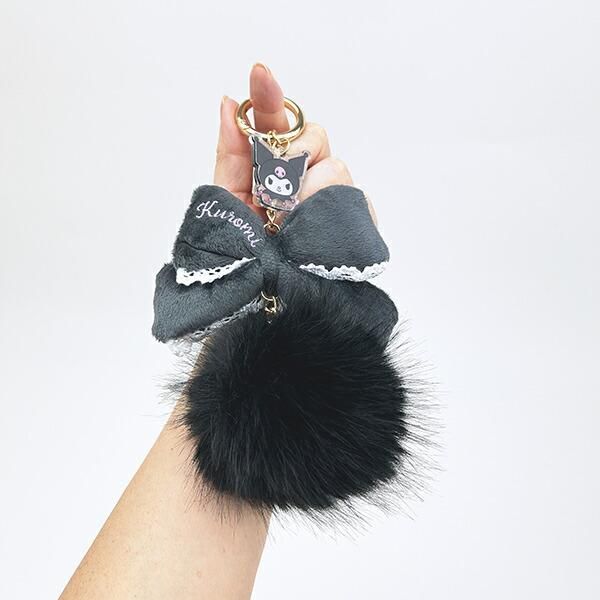 サンリオ クロミ リボンファーチャーム ブラック Sanrio