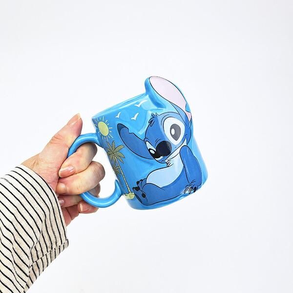 ディズニー スティッチとスクランプ ペアマグカップ コップ 結婚祝い